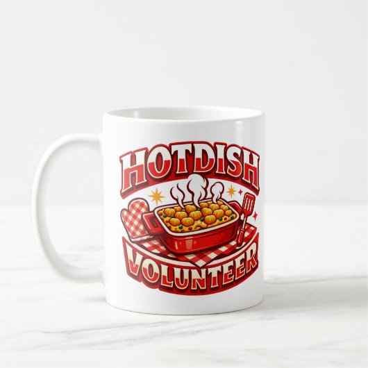 HOTDISH ボランティア コーヒーマグカップ (左)