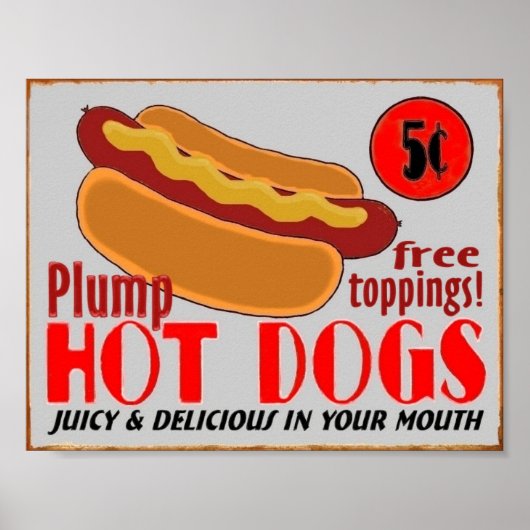 HotDogSign，ポスター ポスター (正面)