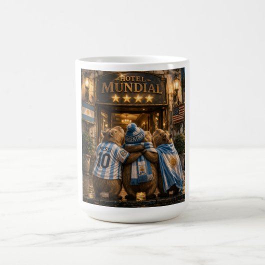  Hotel 4 estrellas Capibarras コーヒーマグカップ (中央)