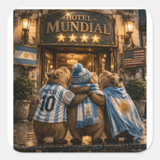  Hotel 4 estrellas Capibarras スクエアシール (正面)