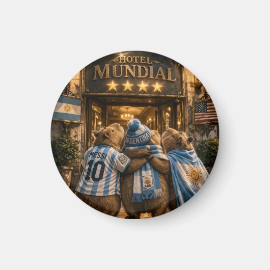  Hotel 4 estrellas Capibarras マグネット (正面)