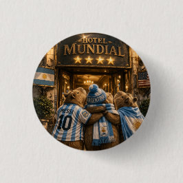  Hotel 4 estrellas Capibarras 缶バッジ