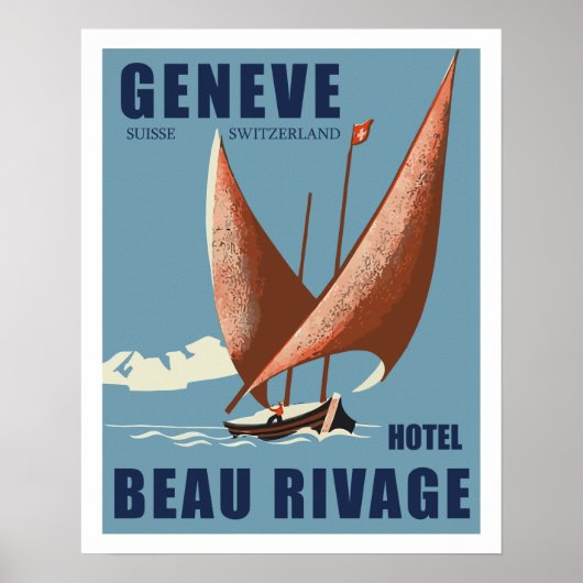 Hotel Beau Rivage (Geneva - Switzerland) ポスター (正面)