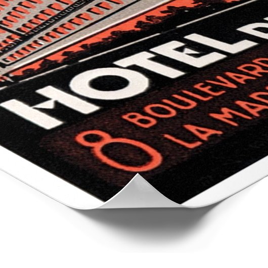 Hotel De Paris ポスター (角)