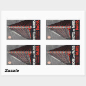 Hotel de Paris (Paris) 長方形シール (シート)