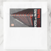 Hotel de Paris (Paris) 長方形シール (バッグ)