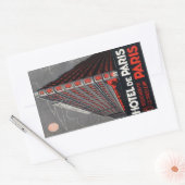 Hotel de Paris (Paris) 長方形シール (封筒)