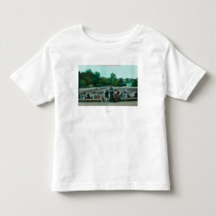 Hotel del Monte Tennisの地面の眺め トドラーTシャツ