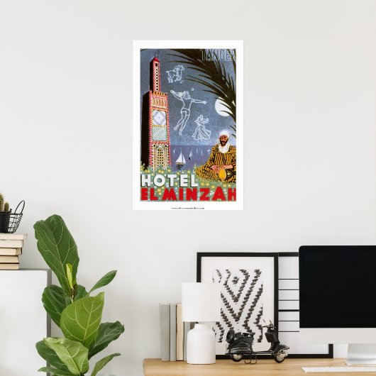 Hotel El Minzah Poster ポスター (ホームオフィス)