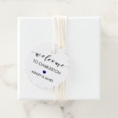 Hotel Guests結婚, Navyのウェルカムギフトラベル フェイバータグ (インサイチュ)