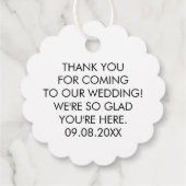 Hotel Guests結婚, Navyのウェルカムギフトラベル フェイバータグ (裏面)