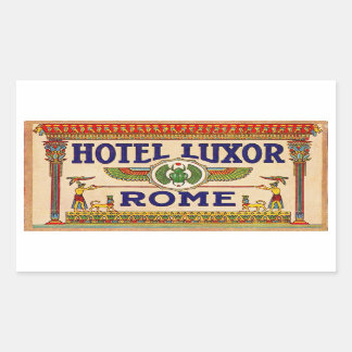 Hotel Luxor (Rome) 長方形シール