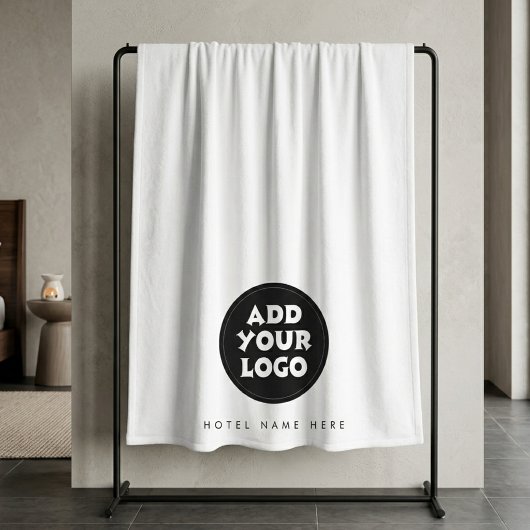 Hotel Name and Logo Guest House フリースブランケット