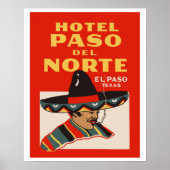 Hotel Paso del Norte (El Paso - Texas) ポスター (正面)