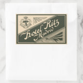 Hotel Ritz (Madrid - Spain) 長方形シール (バッグ)