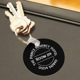 Hotel Room Keyring with Room Number キーホルダー