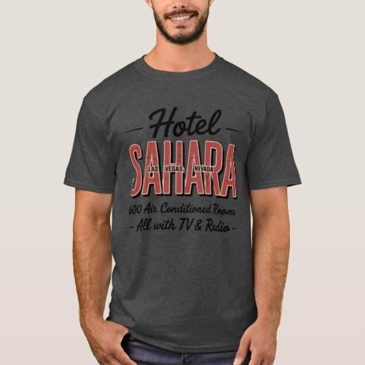 Hotel Sahara - Vintage Las Vegas Tシャツ (正面)
