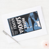 Hotel Savoia (Napoli - Italy) Vector format 長方形シール (封筒)