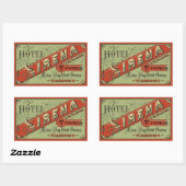 Hotel Sirena (Tivoli - Italy) 長方形シール (シート)