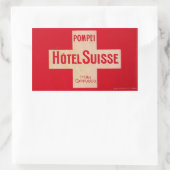 Hôtel Suisse (Pompeï) 長方形シール (バッグ)