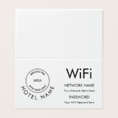 Hotel Wifi詳細for Guests Logo Any Color (外部フラット)