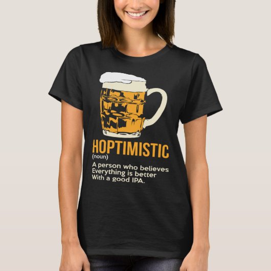 Hotimistic Hops Malt Beer October Fest Brew Tシャツ (正面)