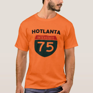 HotlantaアトランタジョージアI-75の州連帯の印 Tシャツ