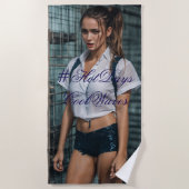 #HotLaysCoolWavesBeachTowel ビーチタオル (正面)