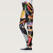 HotLeggings -抽象デザイン- Kandinsky レギンス (左)