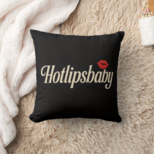 Hotlipsbaby Rock ’n’ Roll Pillow – クッション (ブランケット)
