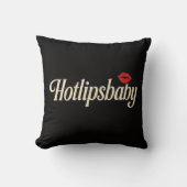 Hotlipsbaby Rock ’n’ Roll Pillow – クッション (正面)
