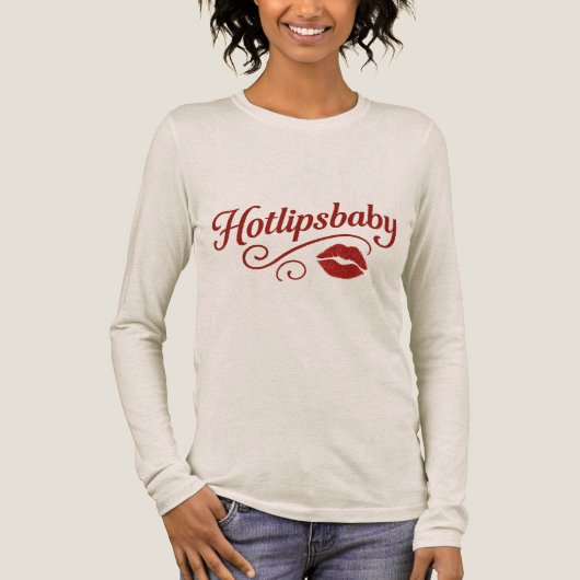 Hotlipsbaby Vintage Glamour T-Shirt – トライブレンドＴシャツ (正面)