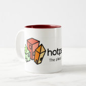 hotPadsCoffeeMug ツートーンマグカップ (正面左)