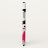 Hotpinkのドラゴンの日本のなドラゴンの白の背景 Case-Mate iPhoneケース (裏面/右)