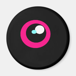 HotPinkモンスター冷蔵庫アイマグネット#2 マグネット