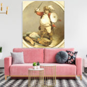 Hotspurの体とファルスタッフ, c.1786 (油オン) キャンバスプリント (インサイチュ (リビング))