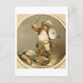 Hotspurの体とファルスタッフ， c.1786 (油オン) ポストカード (正面)