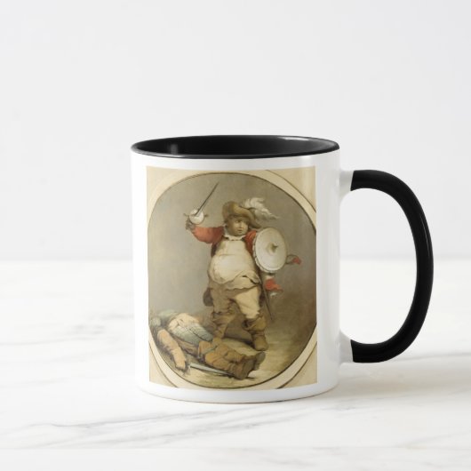 Hotspur、c.1786 (油の体とのFalstaff マグカップ (右)