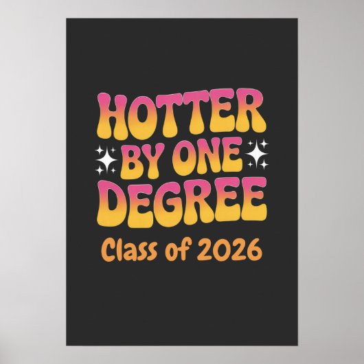 Hotter By One Degree Graduation 2026  ポスター (正面)