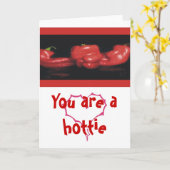 hottieです カード (黄色い花)