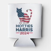 Hotties For Harris 2024キャットレディースカマラハリス 缶クーラー (正面)
