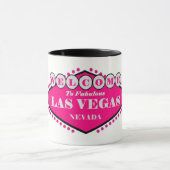 Hotty Pink Las Vegas Sign Logo Mug マグカップ (中央)