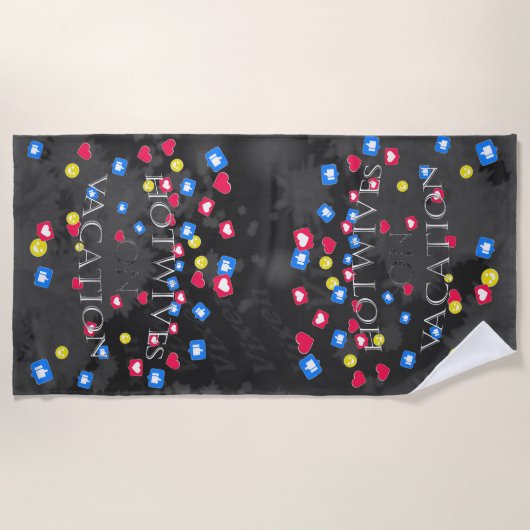 Hotwids On Vacation、誰もが大好き ビーチタオル (正面)