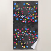 Hotwids On Vacation、誰もが大好き ビーチタオル (正面)