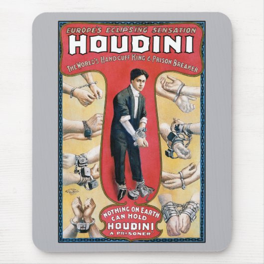 Houdiniの手錠王 マウスパッド (正面)