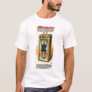 Houdiniの~の奇術師のヴィンテージの魔法/脱出の芸術 Tシャツ