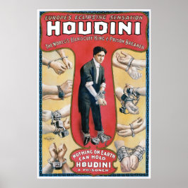 Houdini ～ヴィンテージ手錠エスケープアーティスト ポスター