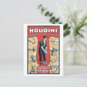 Houdini ~ヴィンテージ手錠エスケープアーティスト ポストカード (スタンド正面)