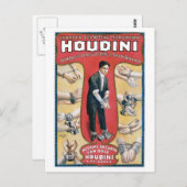 Houdini ~ヴィンテージ手錠エスケープアーティスト ポストカード (正面/裏面)