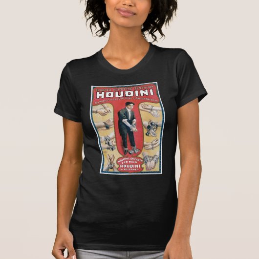 Houdini ～ヴィンテージ手錠エスケープアーティスト tシャツ (正面)